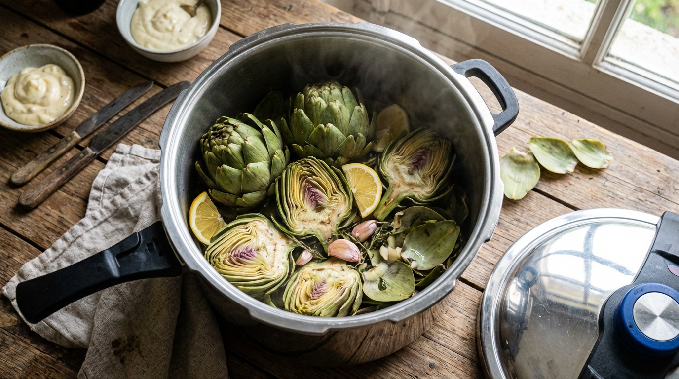 découvrez le temps de cuisson idéal des artichauts en cocotte-minute pour qu'ils restent tendres et savoureux à chaque préparation.